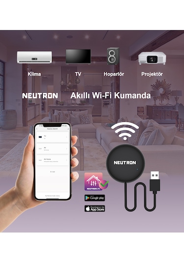 Neutron Ntl-ır-02s Akıllı Wi-fi Kumanda