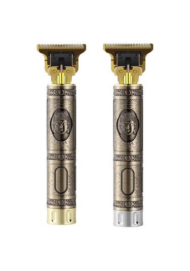 Dianziye Altın T9 Tıraş Makinesi, Titanyum Uç, 0mm Ultra-kısa, Usb Şarjlı, 3 Saat Çalışma Süresi, Profesyonel Ve Ev Kullanıma Uygun Altın