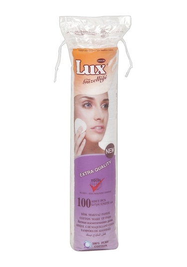 Lux Extra Qualıty Disk Makyaj Pamuğu 100'lü
