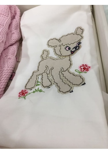 Gelin Home Kuzu Desen Triko Battaniyeli Bebek Nevresim Takımı
