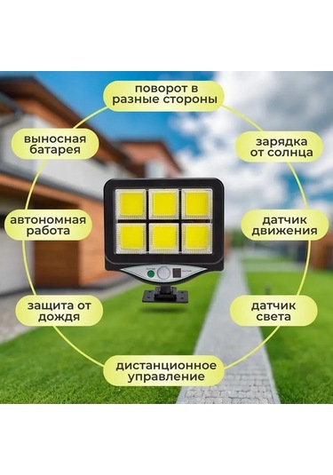 Besthome1 3 Modlu Mırant Led Aydınlatma, Güneş Enerjili Hareket Sensörü, 8 Saat Çalışma, Ip65 Su Geçirmez, 600 Lümen