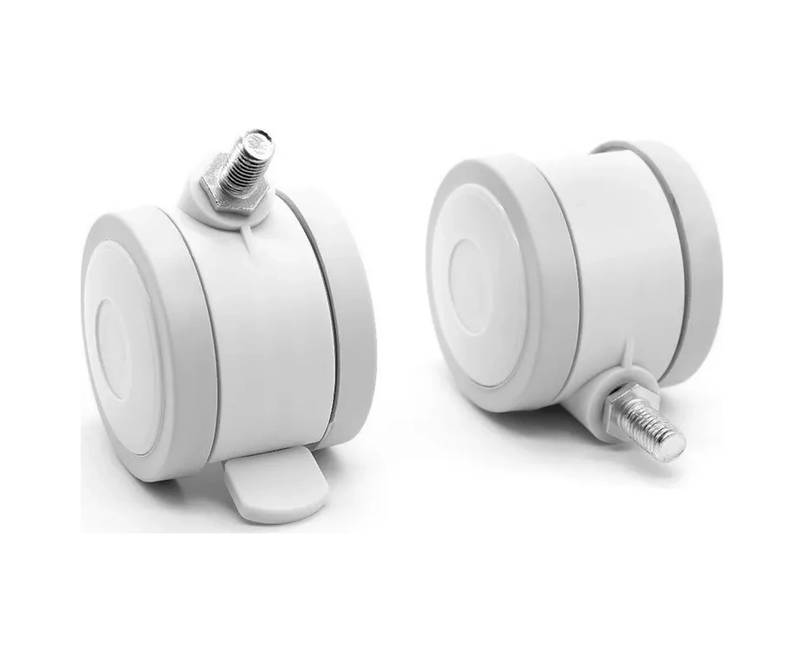 Bo-ny Mobilya Tekerlekleri M8 Kauçuk Kaplı 4 Adet 221394343 Beyaz