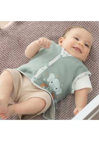 Gezenbebe Hero Bebek Yeleği Mavi