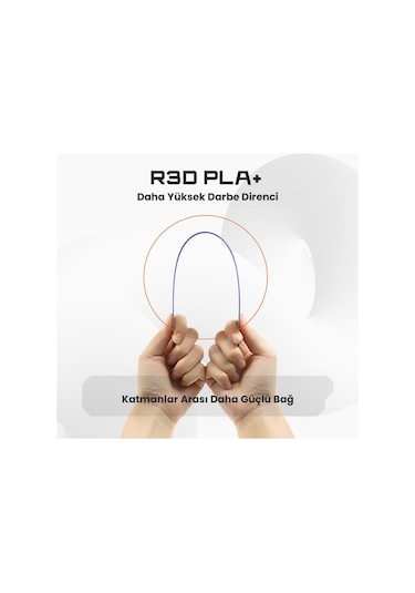 R3d Pla+ Filament Koyu Kahverengi 1.75mm 1kg