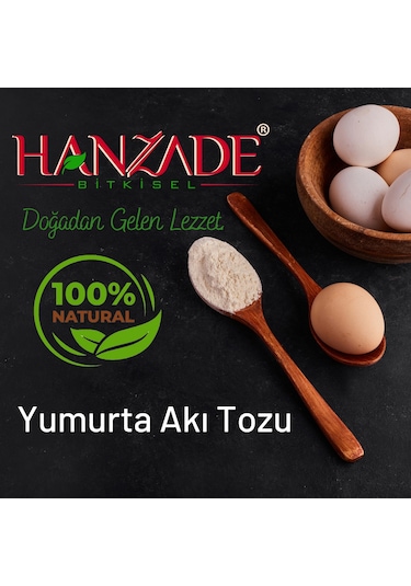 Hanzade Bitkisel Yumurta Akı Tozu Merenk Tozu 100 G