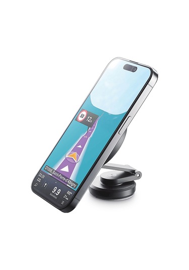 Cellularlıne Magsafe Compakt Katlanabilir Araç İçi Telefon Tutacağı Siyah