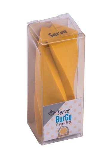 Serve Burgu Pastel Silgi Sarı