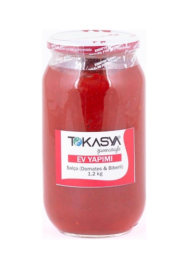 Tokasya Domates ve Biberli Ev Yapımı Salça 1200 G