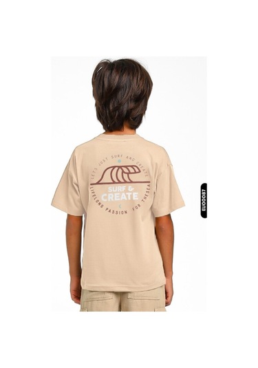 Escabel Xo Kids Erkek Çocuk Tişört 5-14 Yaş 1727 Camel