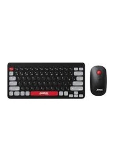 Jedel Ws681 Wireles Mini Klavye Mouse Combo 800-1200-1600 Dpı 1 Aa Battery 3 Million Times Switch Optik