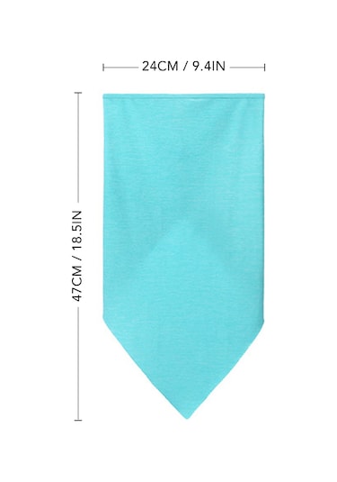 Ranyeek Yazın Serinletici Buz İpeği Boyunluk: Uv Koruma, Toz Ve Damlacık Önleyici, Çok Amaçlı Spor Aksesuarı - Koyu Gri Koyu Gri