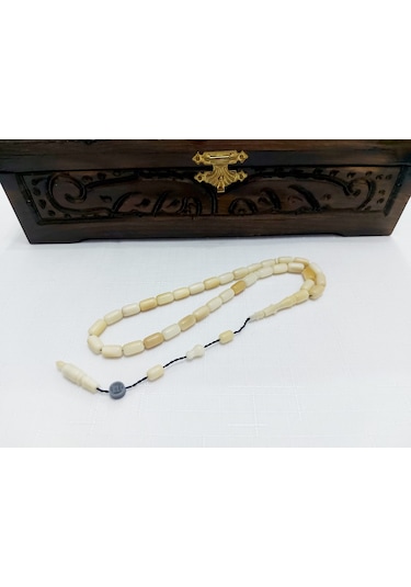 İbrahim Uysal İmzalı Kapsül Kesim Narçıl Tesbih Ölçü: 6 X10