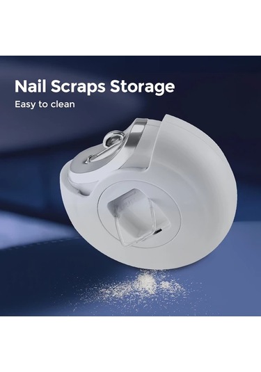 Willowhaven Usb Şarj Edilebilir Yükseltilmiş Güç Sürümü Beyaz Elektrikli Tırnak Makası Ve Dosya 3 Hız Ayarlı Ev Kullanımı İçin Tırnak Bakım Seti