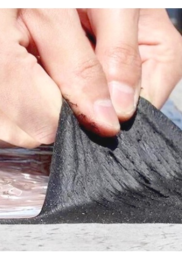 Ziftli Bitüself Oto Ses ve Su Yalıtımı Bandı 15cmx10m Alüminyum Kaplı Çatı İzolasyon Alubütil Bitüm