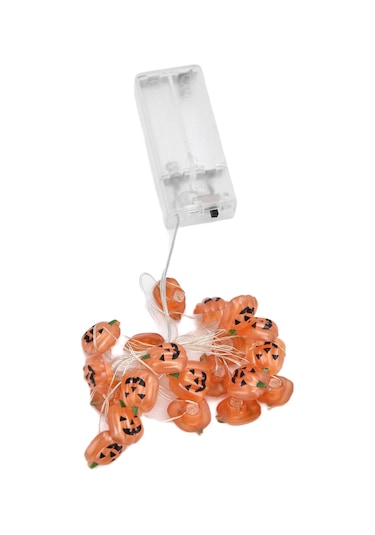 Shineyee Halloween Kabak Şekilli Işıklı Zincir, 2m 20 Led, Dış Ve İç Kullanım, Partiler Ve Dekorasyonlar İçin Pil Dahil Değil Diğer