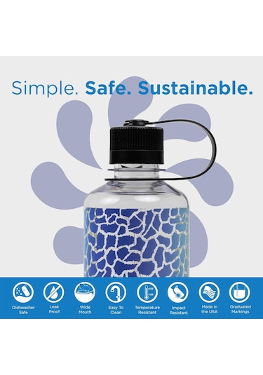 Nalgene 16 Oz Nm Tritan Suluk Matara 0,5 Litre Rainbow Giraffe