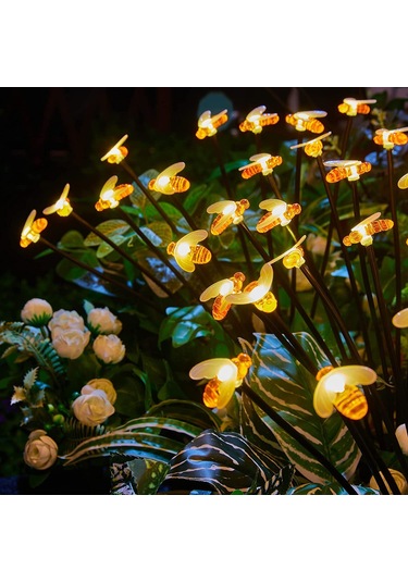 Maiyame Güneş Enerjili Sallanan Atkı Işığı 10 Led Islak Işık Bahçe Çimen Aydınlatması Ip65 8-10 Saat Süreli Tekli Paket Diğer