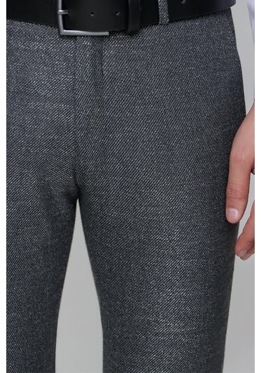 P 1090 Slim Fit Siyah Spor Pantolon Siyah