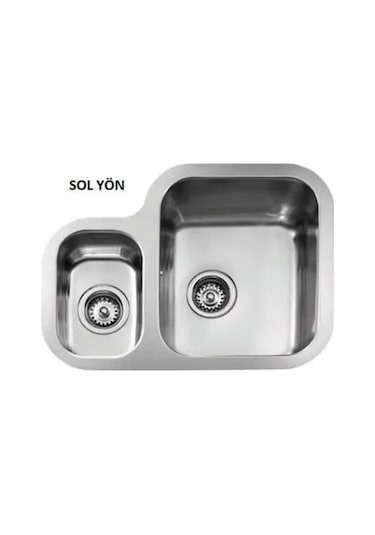 Teka Stage Be 625 Paslanmaz Çelik Tezgah Altı Eviye Sol