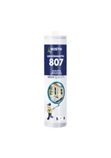 Bostik Silikon 25 Adet 807 Şeffaf Beyaz Renk