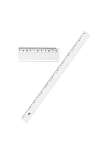 Plastik Cetvel 50 Cm Karışık