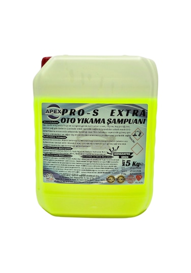 Cilalı Oto Şampuanı, 5 Kg Fırçasız Oto Yıkama Şampuanı, 1/60