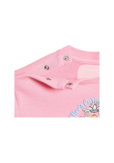 Adidas Bebek Pembe Eşofman Crew Set Ke0479 Pembe