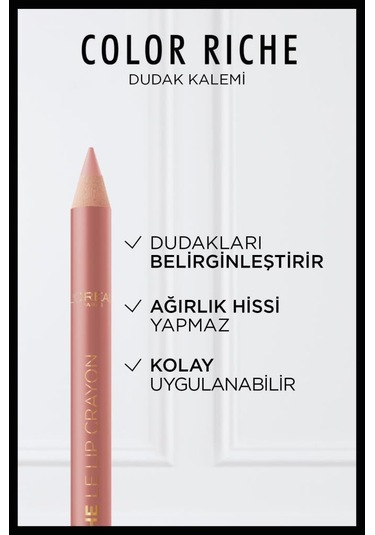 L'Oréal Paris Color Riche Dudak Kalemi 601 Worth It