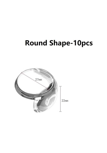 10 Adet Güvenliği Aydınlık Silikon Koruyucu Masa Köşe Kenar Koruma Kapağı Elekt L Shape-10pcs L Shape-10pcs Çok Renkli