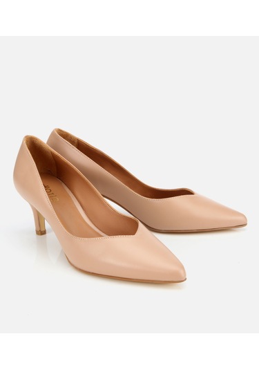Hotiç Kadın Deri Bej İnce Topuklu Stiletto 01ayh312520a330 01ayh312520a330 Bej