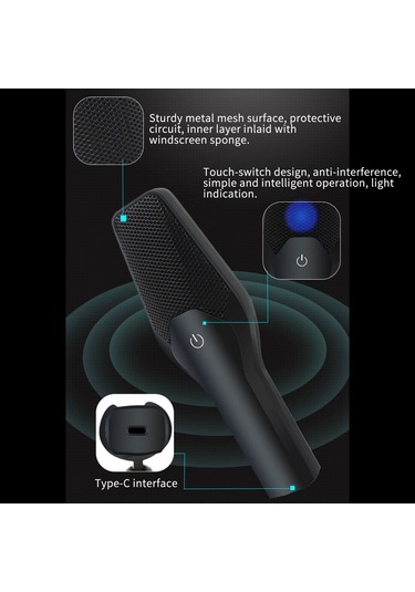 Lemestar "profesyonel Usb Mikrofon Seti - Bilgisayar, Kayıt, Konferans Ve Yayın İçin Komple Ekipman"