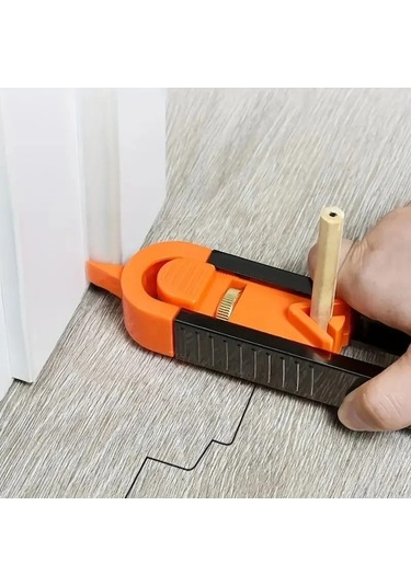 Funtree Treasure Yeni Profili Çizme Kilitli Cetvel Kontur Ölçer Yüksek Kalite Metal + Abs, Laminat Ve Fayansta Kullanılabilir