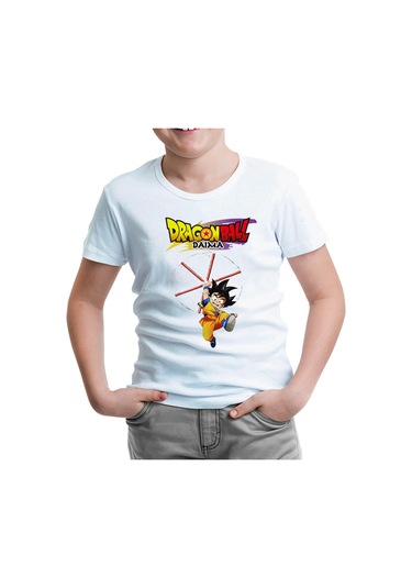 Dragon Ball Daima Ki Beyaz Çocuk Tshirt 001
