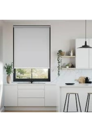 Beyaz Blackout Karartma Stor Perde Beyaz