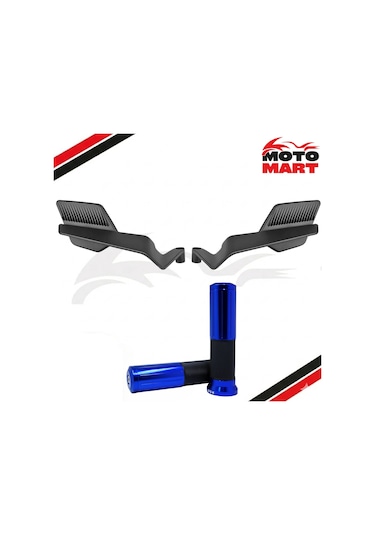 Cf Moto 150 Nk Aksesuar Seti-katlanır Aynalı-mavi-ma17053