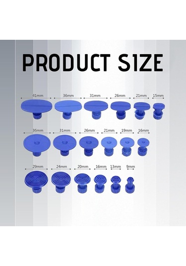 Qingmipy Oto Gövde Çukurluk Tamiri Seti - Boya Olmadan Halka Ve Darbe Yaranları Tamiri, Alüminyum T Tipi Kaydırıcı Çekiç İle 18 Parça Saksi, Metal, Cam Ve Seramik Üzerinde Kullanımı