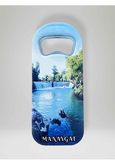 Manavgat Temalı Plastik Magnet Şişe Açacağı Buzdolabı Süsü Açacak Kod:989