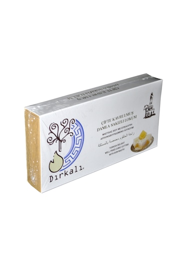 Dırkalı Çifte Kavrulmuş Damla Sakızlı Lokum 250 G