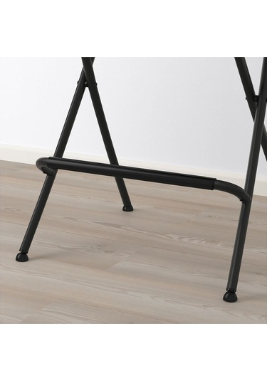 Bar Sandalyesi, Siyah Meridyen 63 Cm, Katlanabilir Bar Sandalye Siyah