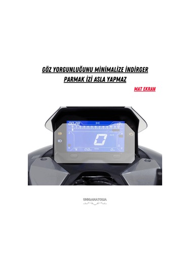 Rks Freccia 2022-2024 Dijital Gösterge Uyumlu Mat Ekran Koruyucu