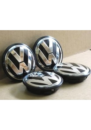Passat B6- B7-B8-Cc Jant Göbeği Kabartmalı Jant Göbek 4 Adet
