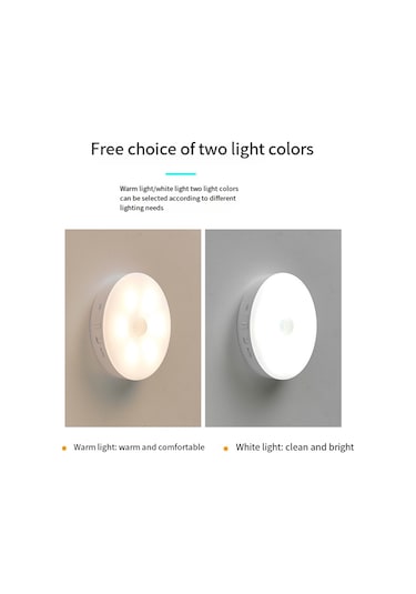 Xurunkeji Puck Light Led Hareket Sensörlü Dolap Işıkları Usb Şarj Edilebilir Dolap Altı Tezgah Aydınlatma Gece Lambası Sıcak Beyaz 6 Adet Beyaz Xurunkeji Puck Light Led Hareket Sensörlü Dolap Işıkları Usb Şarj Edilebilir Dolap Altı Tezgah Aydınlatma Gece Lambası Sıcak Beyaz 6 Adet Beyaz