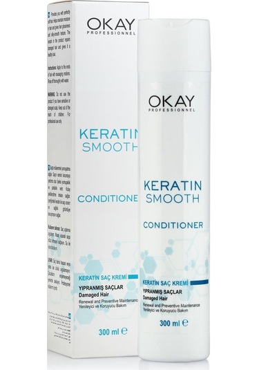 Okay Professional Keratin Smooth Saç Bakım Kremi 300 ML