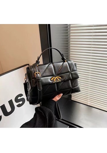 Jzcat Kadın Üst Düzey Çok Yönlü Günlük Sokak Postacı Çantası - Siyah