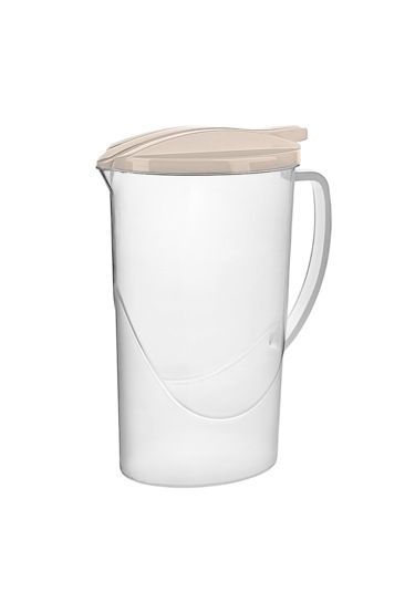 Şeffaf Sürahi 1700ml / 57oz - Bej