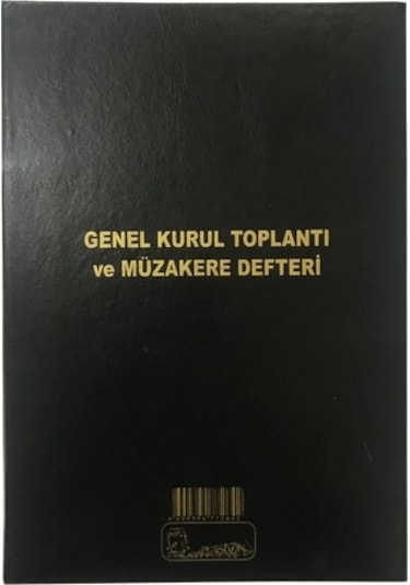 Kocaoluk Genel Kurul Toplantı Ve Müzakere Defteri Karton Kapak