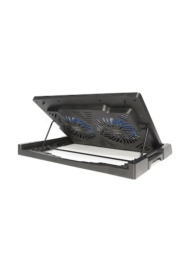 Rush RC828 Ironice Çift Fanlı Led Aydınlatmalı Laptop Notebook Soğutucu