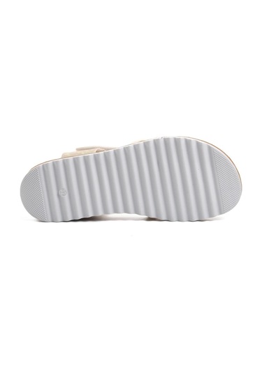 Aspor Bej Kız Çocuk Cırtlı Ortopedik Sandalet Çok Renkli