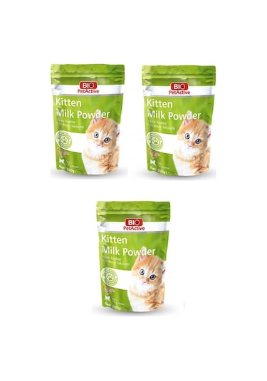 Bio Petactive Kitten Milk Powder Yavru Kedi Süt Tozu 200 Gr. X 3 Adet