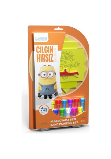 Minions Eğitici Ve Eğlenceli Kum Boyama Seti-red Castle Fm-22